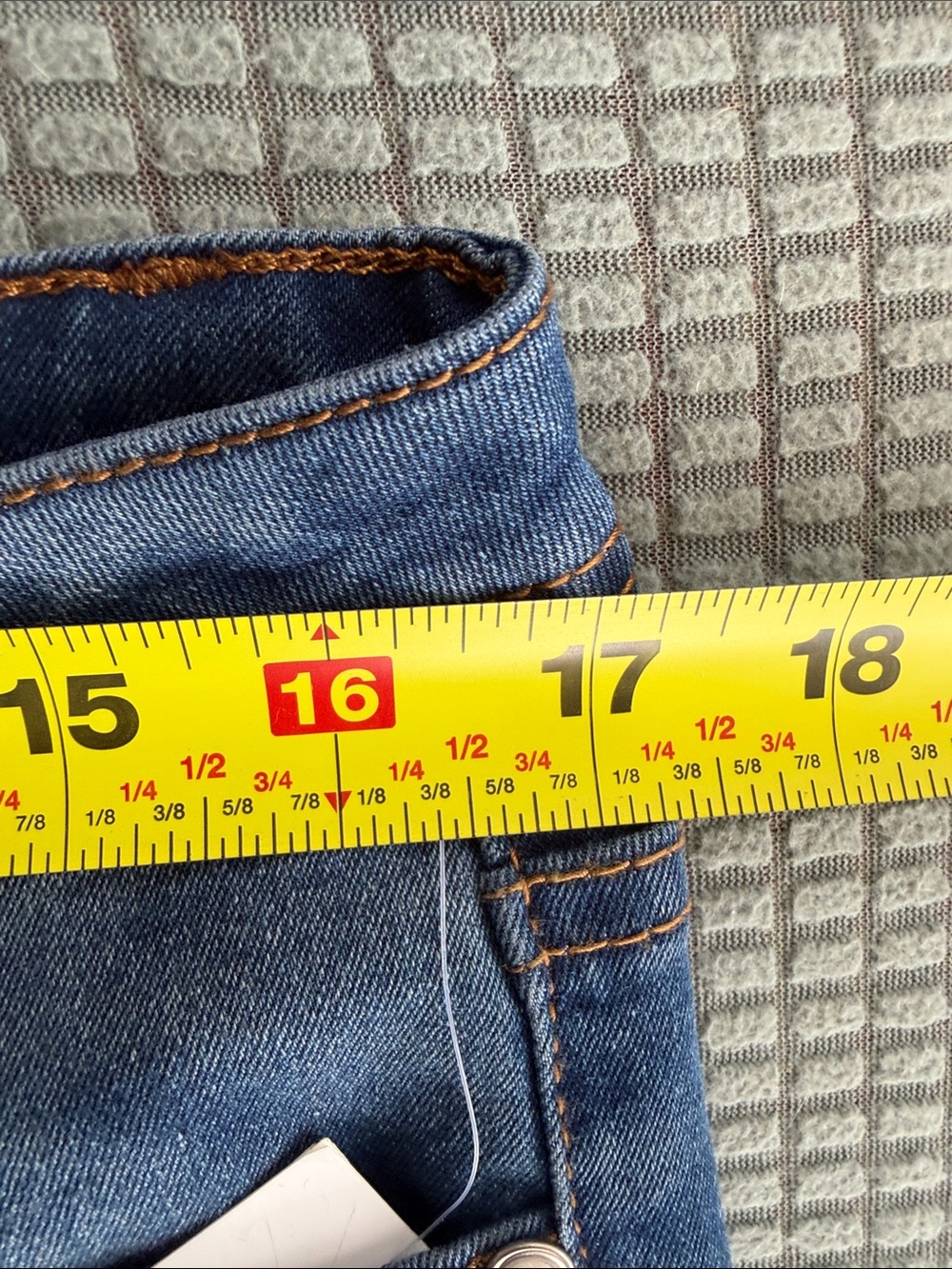 Embroidered Dark Blue Jeans - Picture 4 of 8